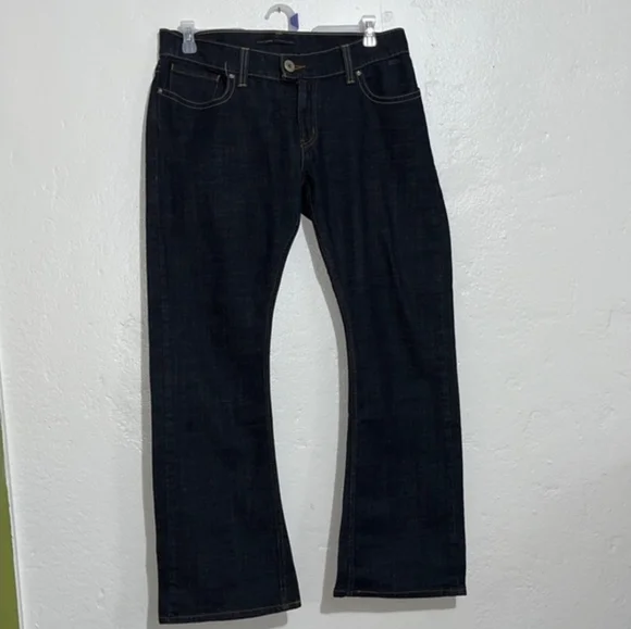 Levi's Classic Indigo Denim 542 Tilted Flare size 14 - Picture 6 of 15